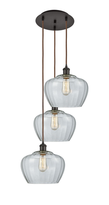 Innovations 113B-3P-OB-G92-L LED Pendant, Oil Rubbed Bronze