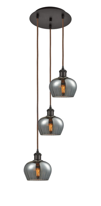Innovations 113B-3P-OB-G93 LED Pendant, Oil Rubbed Bronze