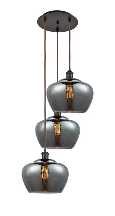 Innovations 113B-3P-OB-G93-L LED Pendant, Oil Rubbed Bronze