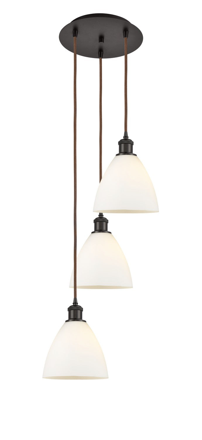 Innovations 113B-3P-OB-GBD-751 LED Pendant, Oil Rubbed Bronze