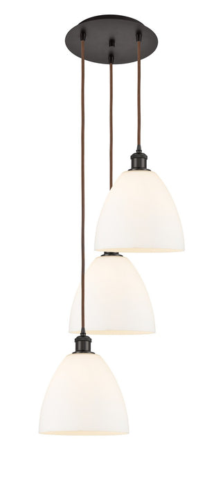 Innovations 113B-3P-OB-GBD-91 LED Pendant, Oil Rubbed Bronze