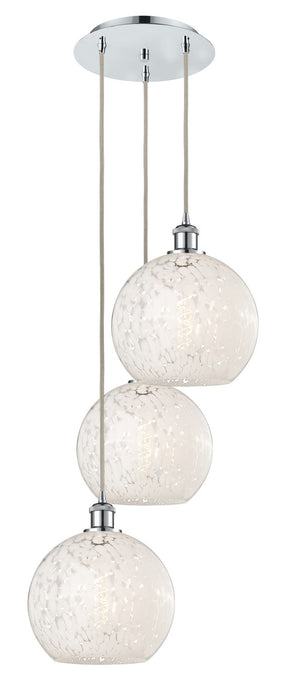 Innovations 113B-3P-PC-G1216-10WM LED Pendant, Polished Chrome