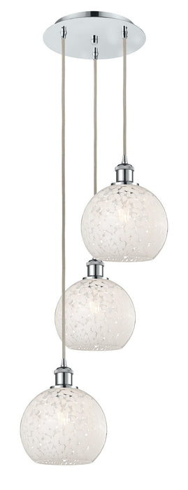 Innovations 113B-3P-PC-G1216-8WM LED Pendant, Polished Chrome