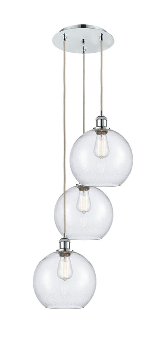 Innovations 113B-3P-PC-G124-10 LED Pendant, Polished Chrome