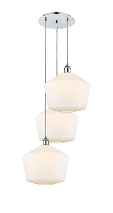 Innovations 113B-3P-PC-G651-12 LED Pendant, Polished Chrome