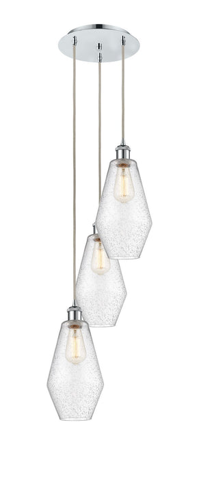 Innovations 113B-3P-PC-G654-7 LED Pendant, Polished Chrome