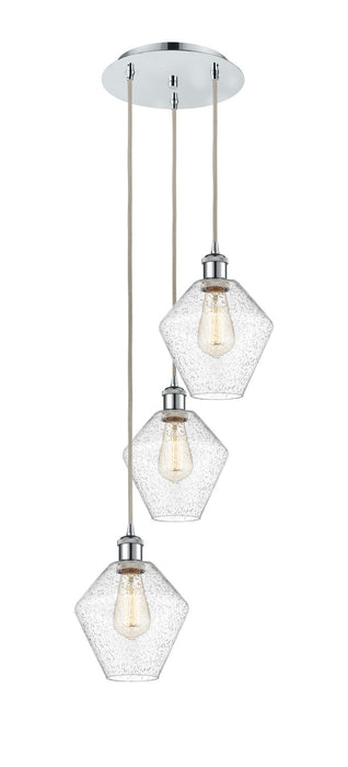 Innovations 113B-3P-PC-G654-8 LED Pendant, Polished Chrome