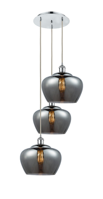 Innovations 113B-3P-PC-G93-L LED Pendant, Polished Chrome