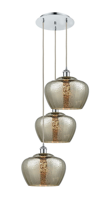 Innovations 113B-3P-PC-G96-L LED Pendant, Polished Chrome