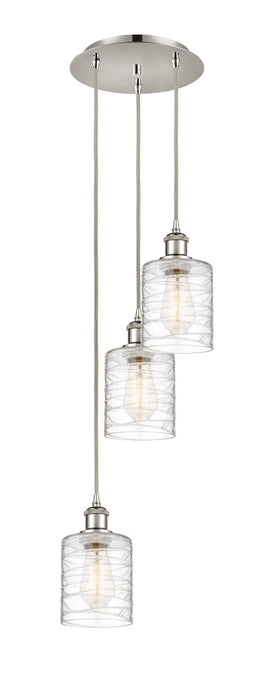 Innovations 113B-3P-PN-G1113 LED Pendant, Polished Nickel