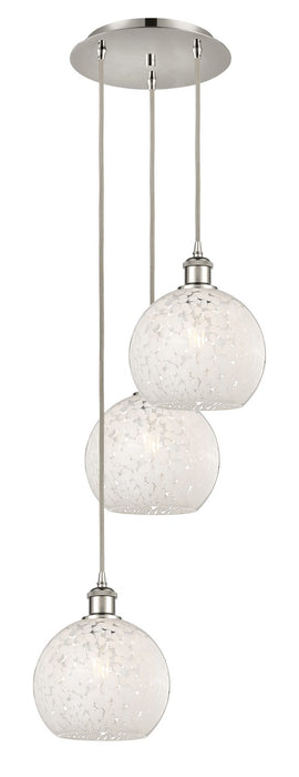 Innovations 113B-3P-PN-G1216-8WM LED Pendant, Polished Nickel
