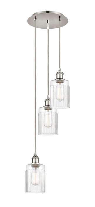 Innovations 113B-3P-PN-G342 LED Pendant, Polished Nickel