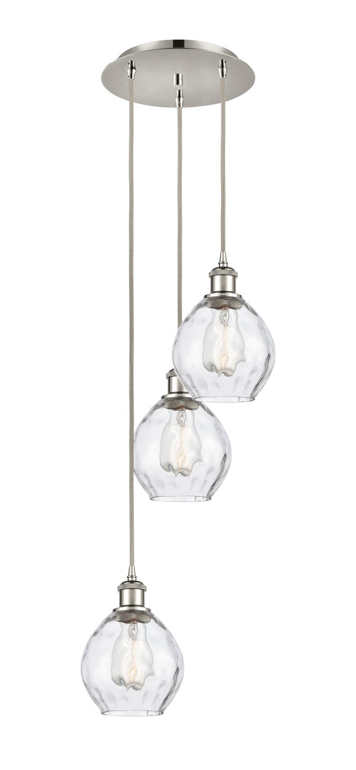 Innovations 113B-3P-PN-G362 LED Pendant, Polished Nickel