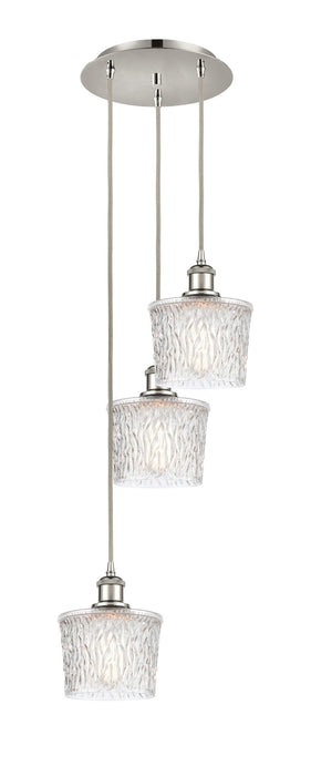 Innovations 113B-3P-PN-G402 LED Pendant, Polished Nickel