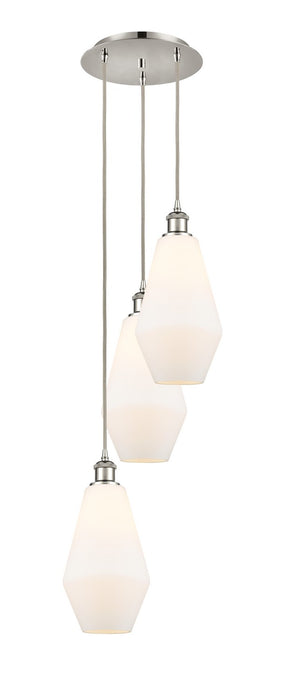 Innovations 113B-3P-PN-G651-7 LED Pendant, Polished Nickel