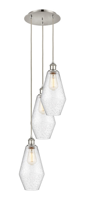 Innovations 113B-3P-PN-G654-7 LED Pendant, Polished Nickel