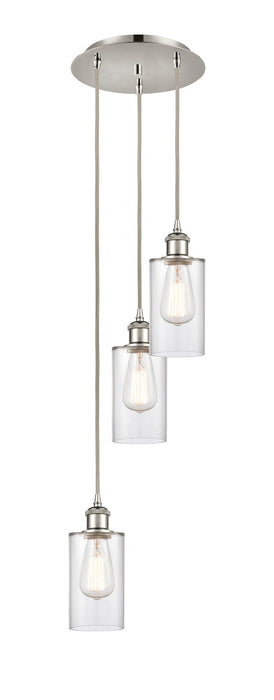 Innovations 113B-3P-PN-G802 LED Pendant, Polished Nickel