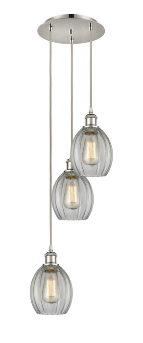 Innovations 113B-3P-PN-G82 LED Pendant, Polished Nickel