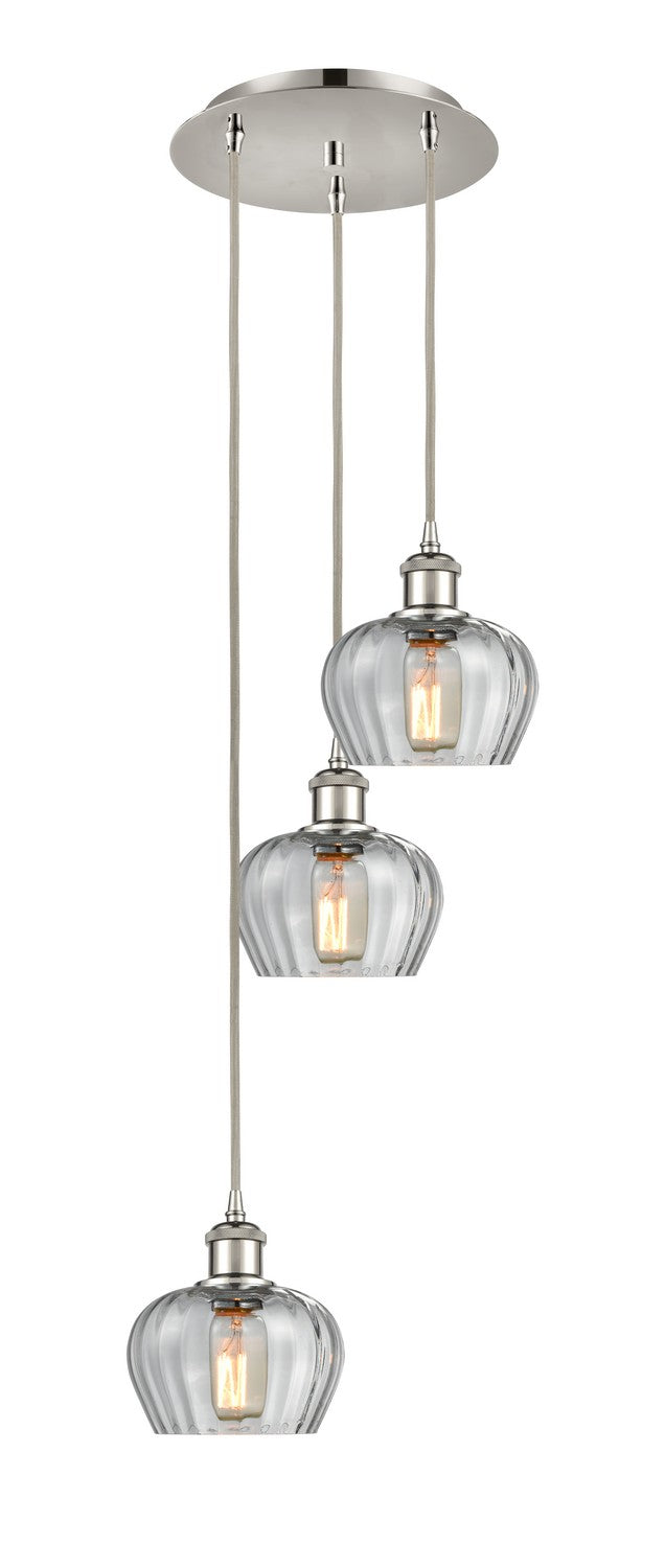 Innovations 113B-3P-PN-G92 LED Pendant, Polished Nickel