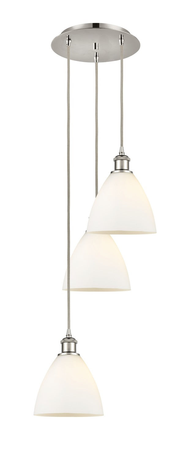 Innovations 113B-3P-PN-GBD-751 LED Pendant, Polished Nickel