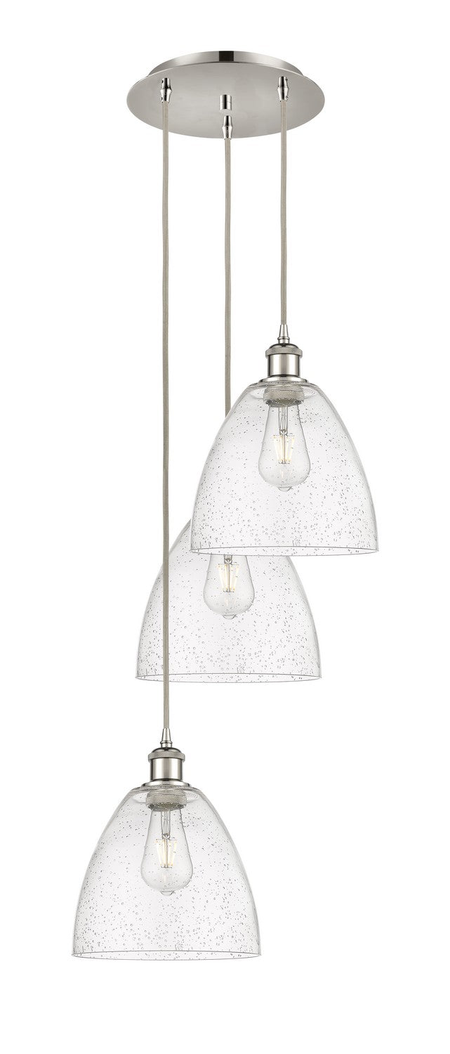 Innovations 113B-3P-PN-GBD-94 LED Pendant, Polished Nickel