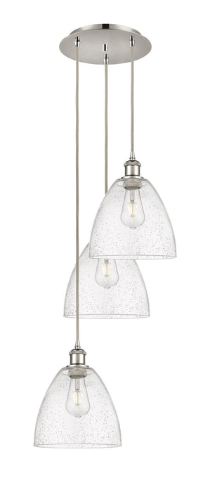 Innovations 113B-3P-PN-GBD-94 LED Pendant, Polished Nickel