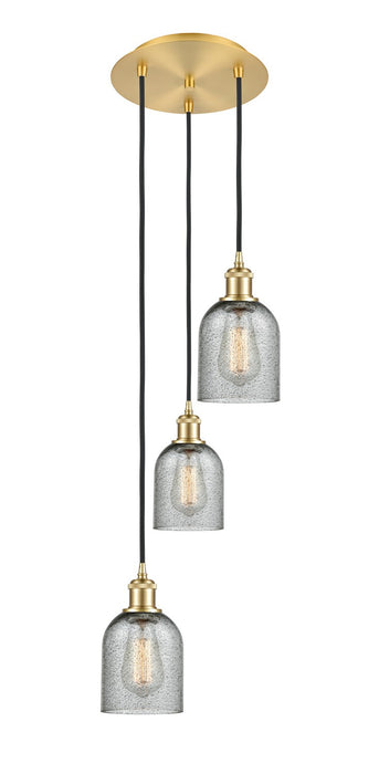 Innovations 113B-3P-SG-G257 LED Pendant, Satin Gold
