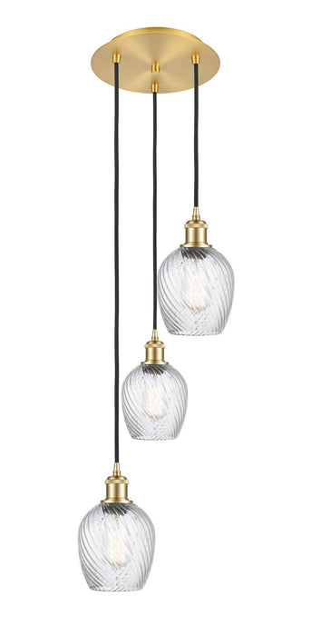 Innovations 113B-3P-SG-G292 LED Pendant, Satin Gold