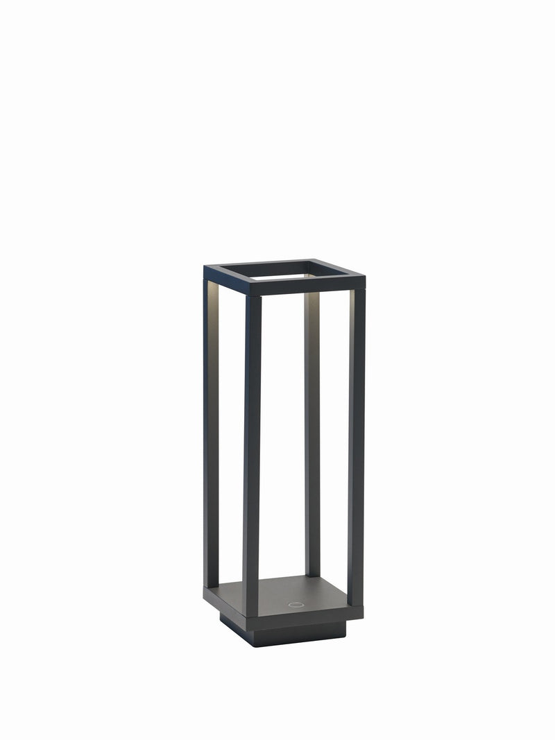 Zafferano LD0258N3 LED Table Lamp, Dark Grey