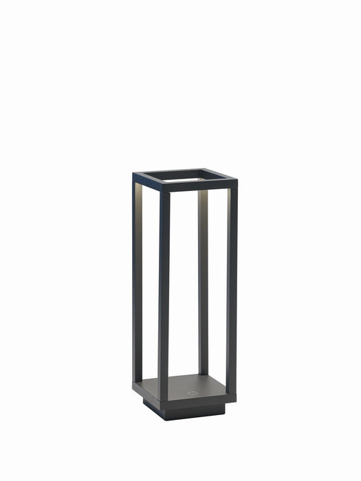 Zafferano LD0258N3 LED Table Lamp, Dark Grey