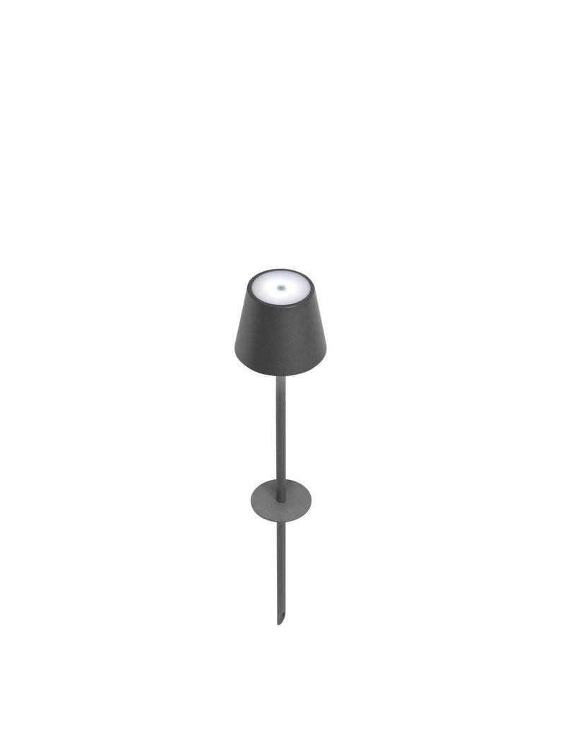 Zafferano LD0282N4 LED Floor Lamp, Dark Grey