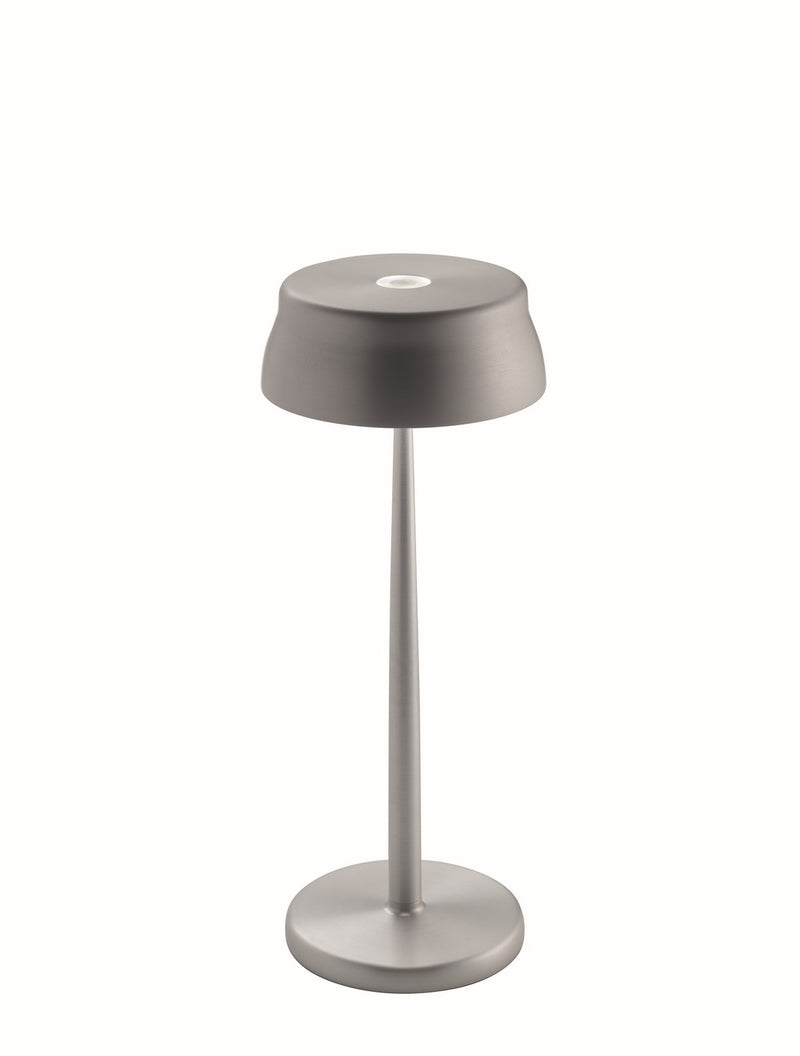 Zafferano LD0300A3 LED Table Lamp, Anodized Aluminum