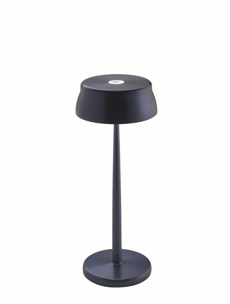 Zafferano LD0300B3 LED Table Lamp, Anodized Blue