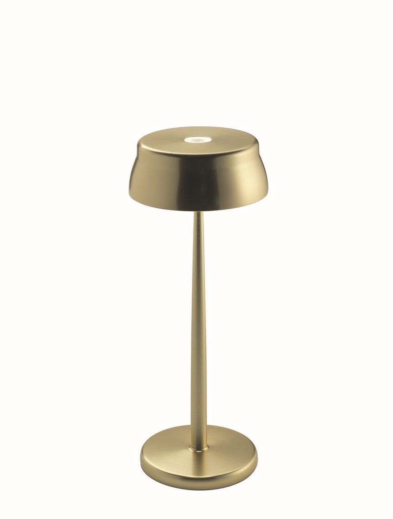 Zafferano LD0300O3 LED Table Lamp, Anodized Gold