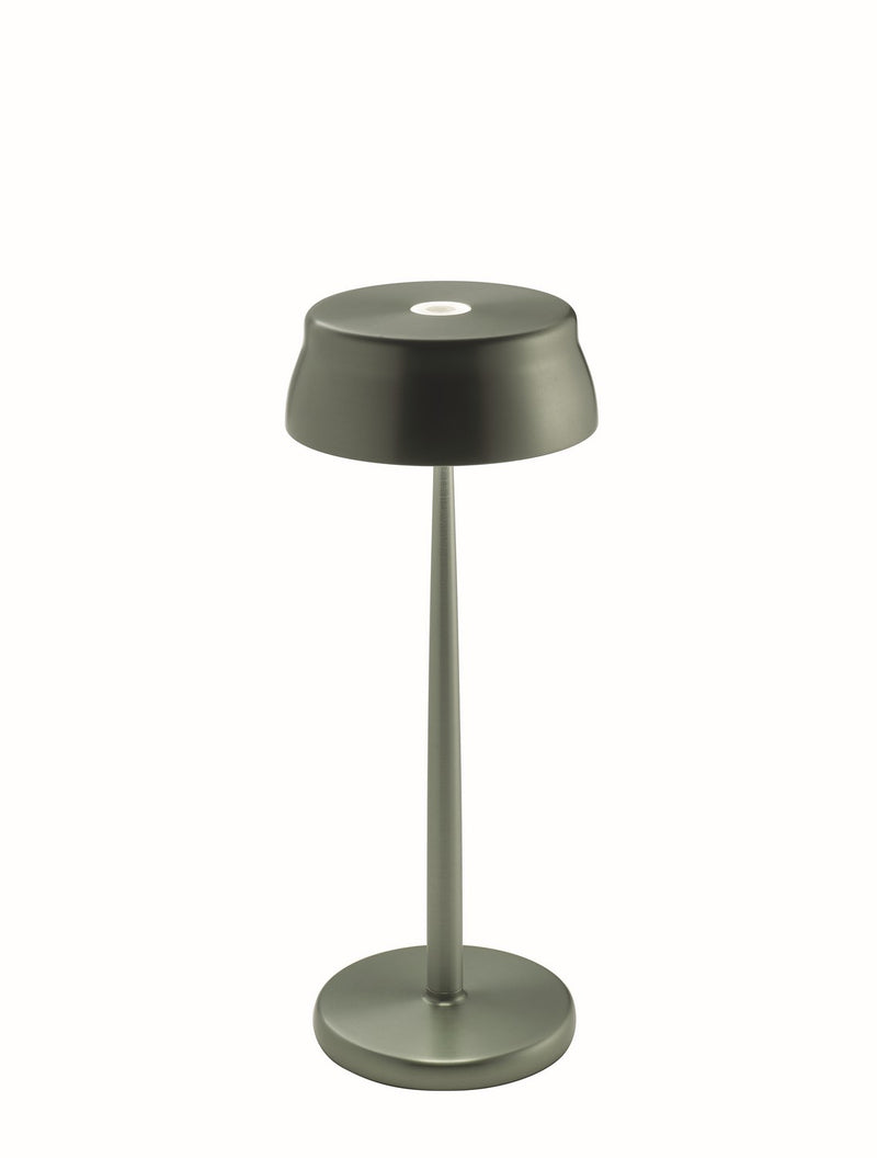 Zafferano LD0300V3 LED Table Lamp, Anodized Green