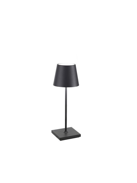 Zafferano LD0320N4 LED Table Lamp, Dark grey
