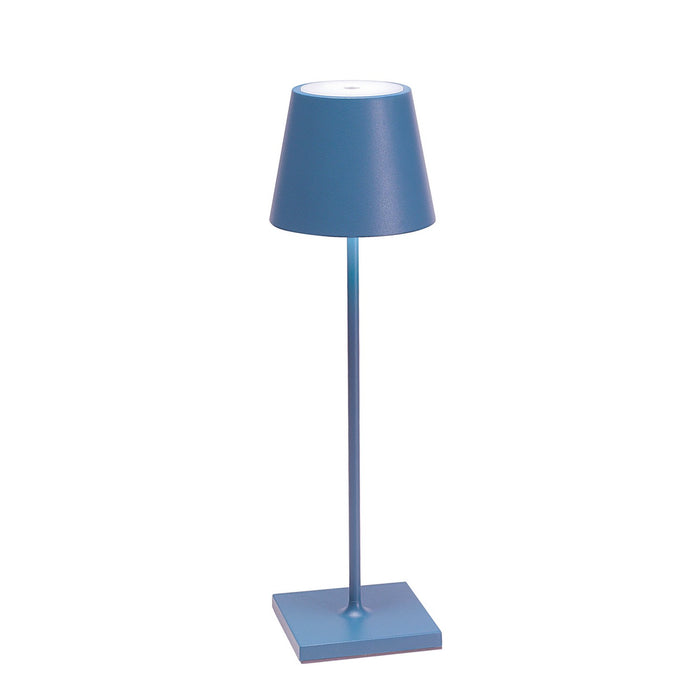 Zafferano LD0340A4 LED Table Lamp, Avio Blue