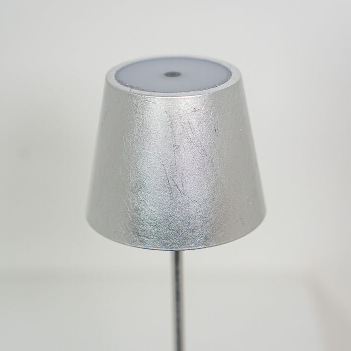 Zafferano LD0340BFA LED Table Lamp, Silver leaf