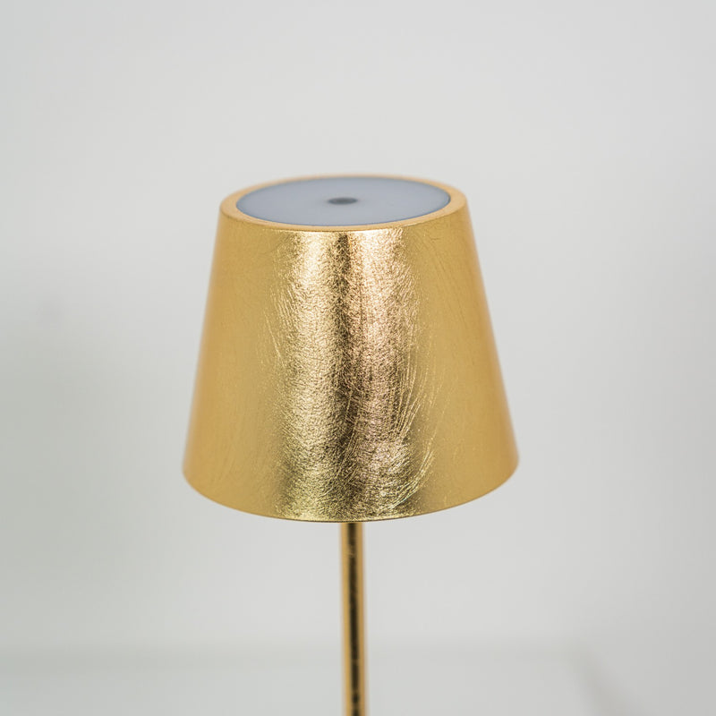 Zafferano LD0340BFO LED Table Lamp, Gold leaf