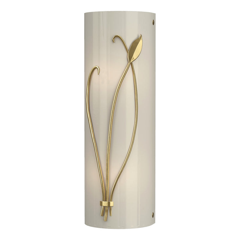 Hubbardton Forge 205770-SKT-LFT-86-CC0410 Two Light Wall Sconce, Modern Brass