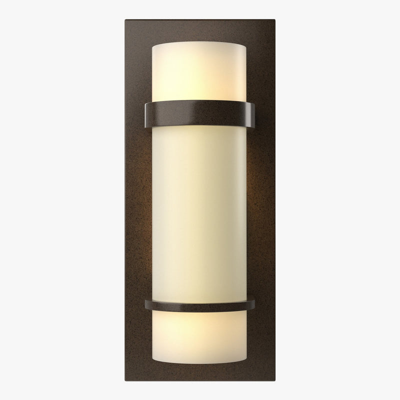 Hubbardton Forge 205812-SKT-05-GG0065 One Light Wall Sconce, Bronze