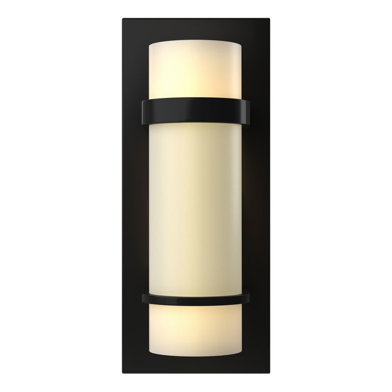 Hubbardton Forge 205812-SKT-10-GG0065 One Light Wall Sconce, Black