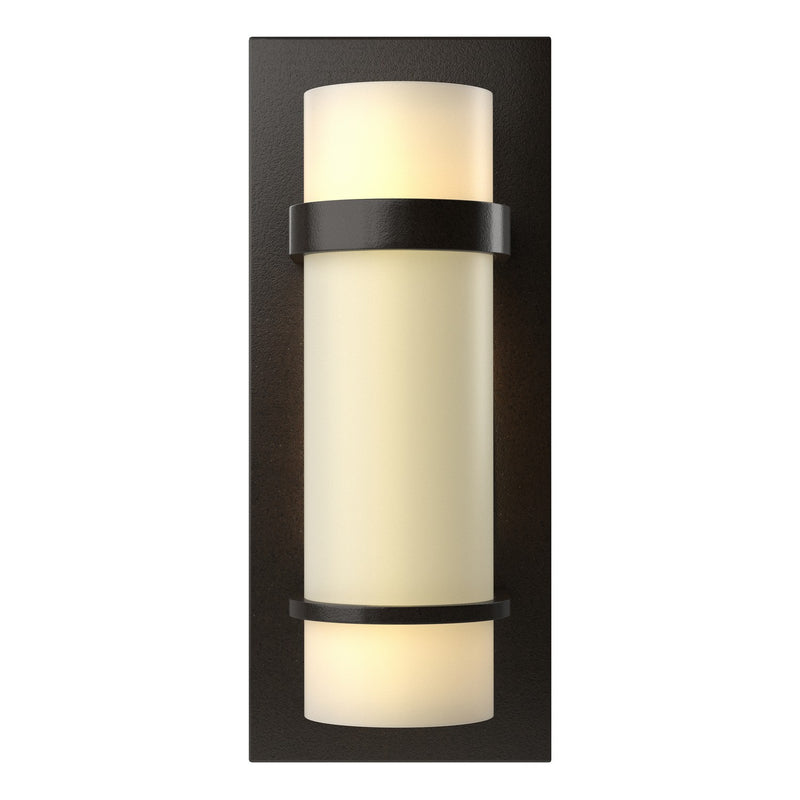 Hubbardton Forge 205812-SKT-14-GG0065 One Light Wall Sconce, Oil Rubbed Bronze