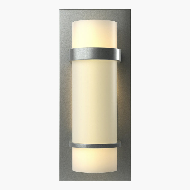 Hubbardton Forge 205812-SKT-82-GG0065 One Light Wall Sconce, Vintage Platinum