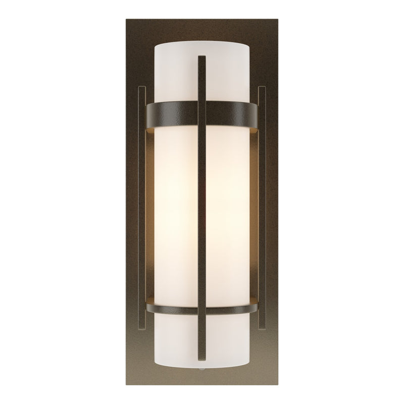 Hubbardton Forge 205892-SKT-14-GG0065 One Light Wall Sconce, Oil Rubbed Bronze