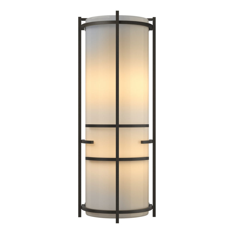 Hubbardton Forge 205910-SKT-07-CC0412 Two Light Wall Sconce, Dark Smoke