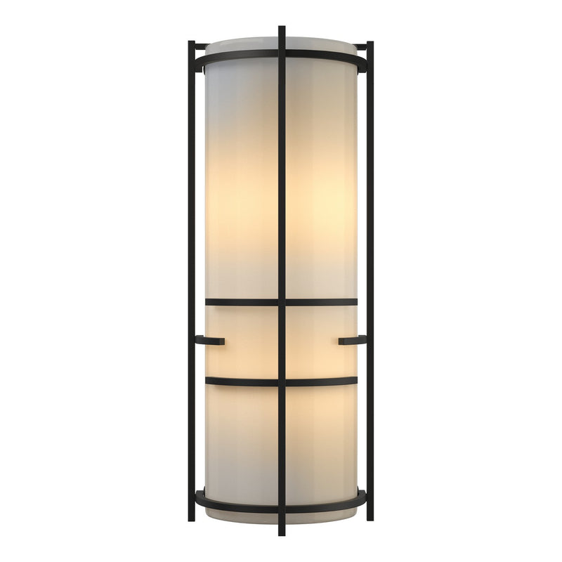 Hubbardton Forge 205910-SKT-10-CC0412 Two Light Wall Sconce, Black