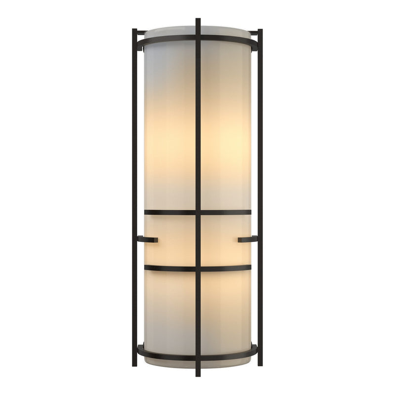 Hubbardton Forge 205910-SKT-14-CC0412 Two Light Wall Sconce, Oil Rubbed Bronze