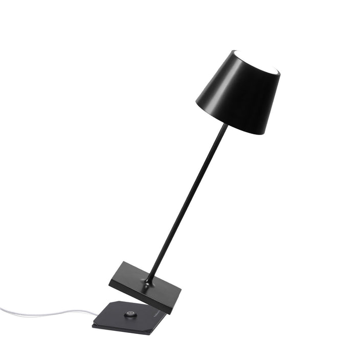Zafferano LD0340D4 LED Table Lamp, Matte Black