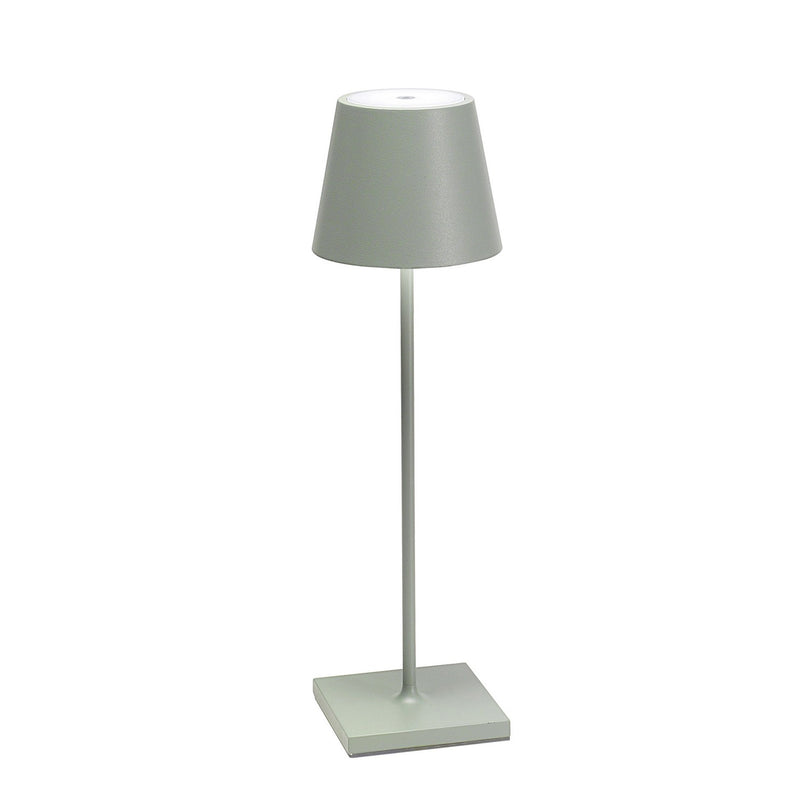 Zafferano LD0340G4 LED Table Lamp, Sage